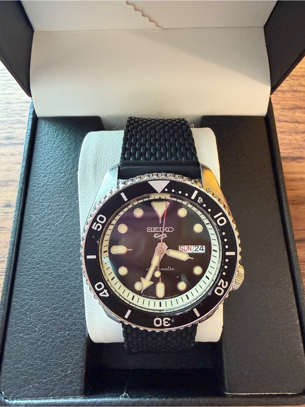 Seiko 5 Sports SRPD55 Automatic "5KX" - Black Dial & Bezel - 42.5mm